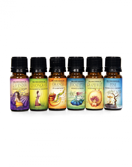 Esenciálne oleje - balíček 6 rôznych druhov
